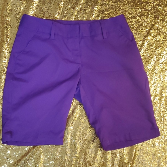 adidas purple golf shorts